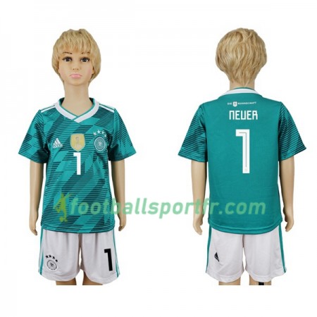 Tenue Allemagne Neuer 1 Enfant Exterieur Coupe du monde 2018 Maillot de Foot